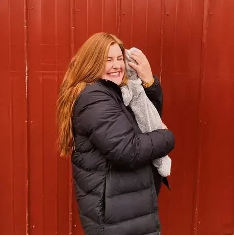 Isabel Roloff Hugs Son