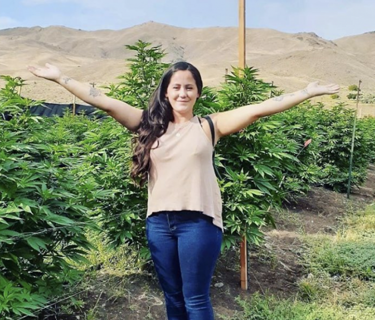 Jenelle on the Weed Farm